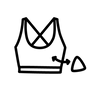 Herausnehmbare BH-Polsterung