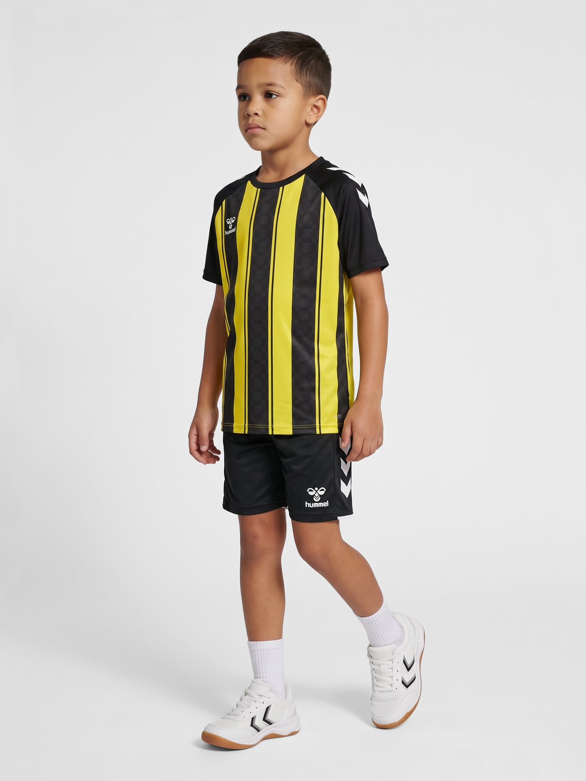 hmlMATCH STRIPED JERSEY S/S KIDS
