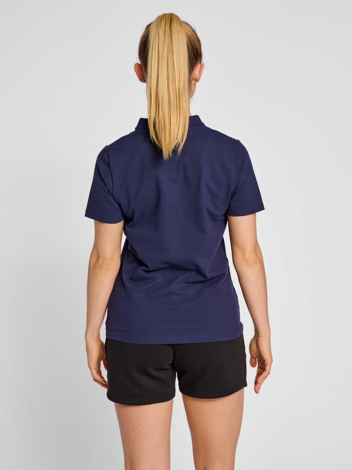 hmlRED STRETCH POLO WOMAN