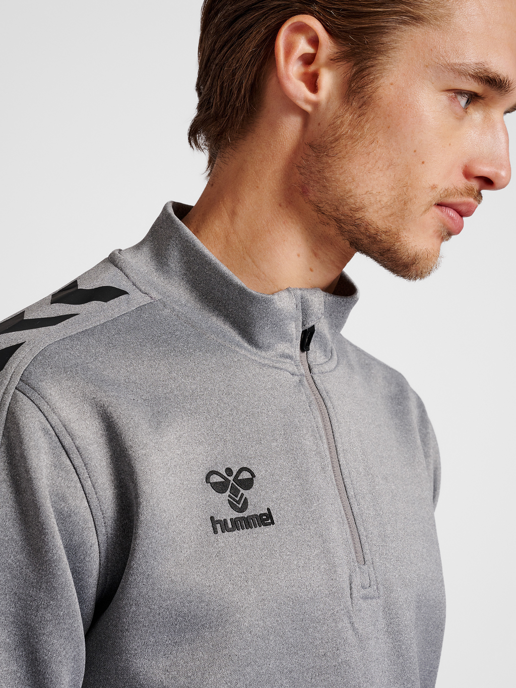 hmlCORE XK HALF ZIP POLY SWEAT