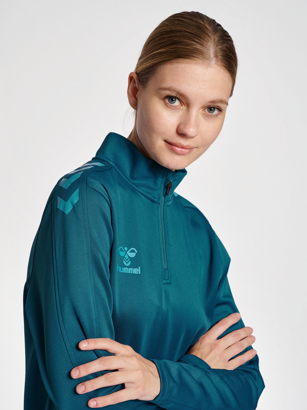 hmlCORE XK HALF ZIP SWEAT WOMAN