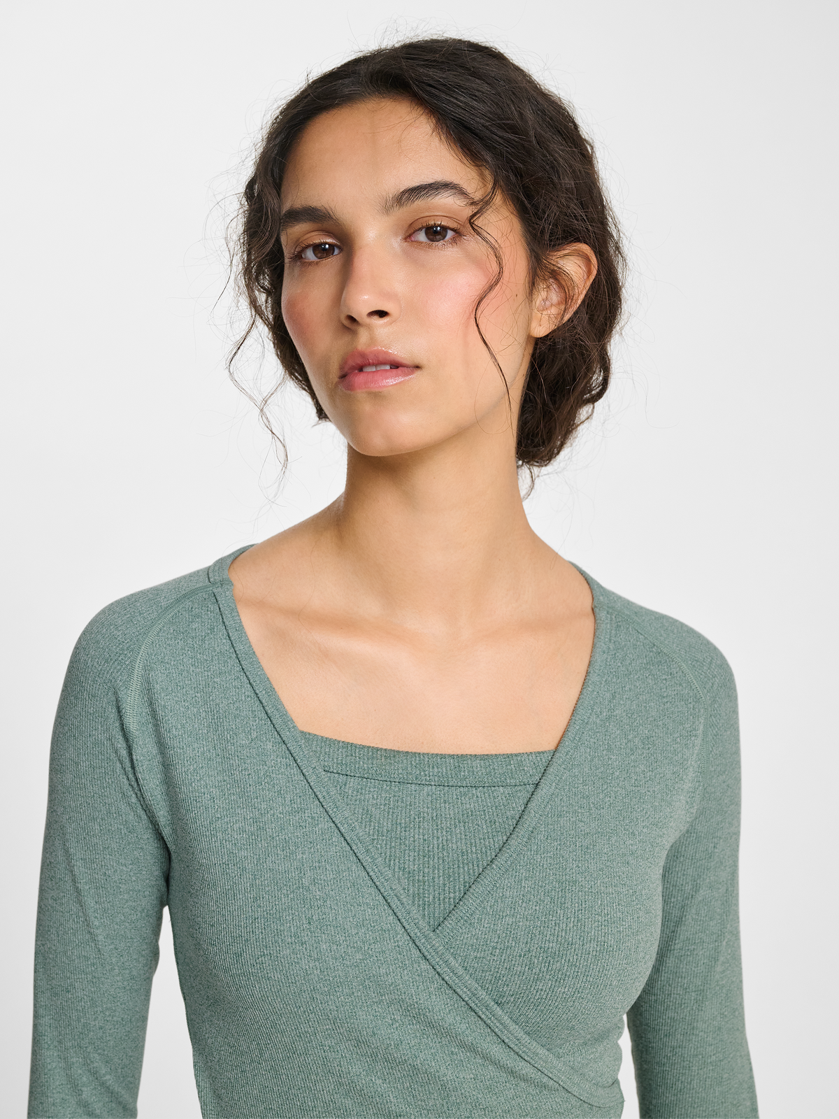 hmlYOGA SEAMLESS RIB T-SHIRT L/S