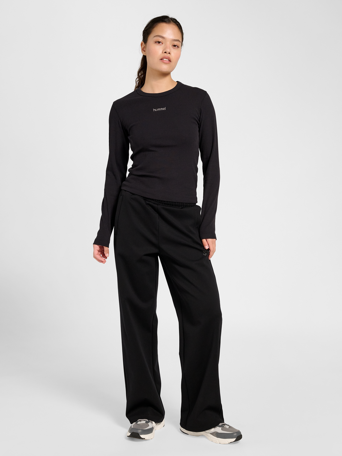 hmlFOUNDATION RIB T-SHIRT L/S