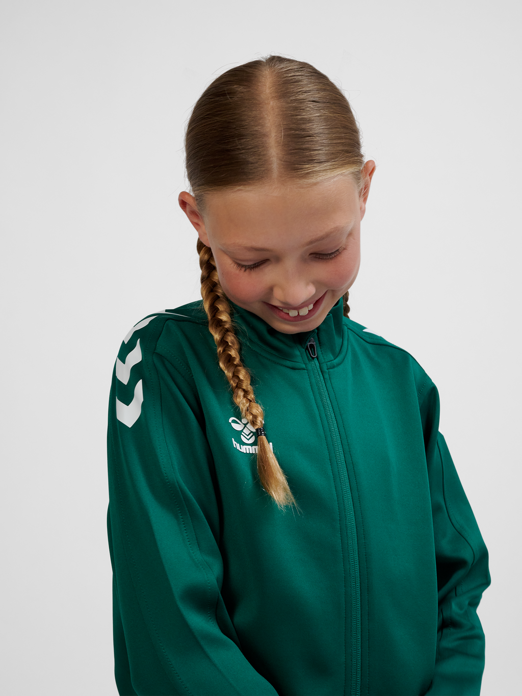 hmlCORE XK POLY ZIP SWEAT KIDS