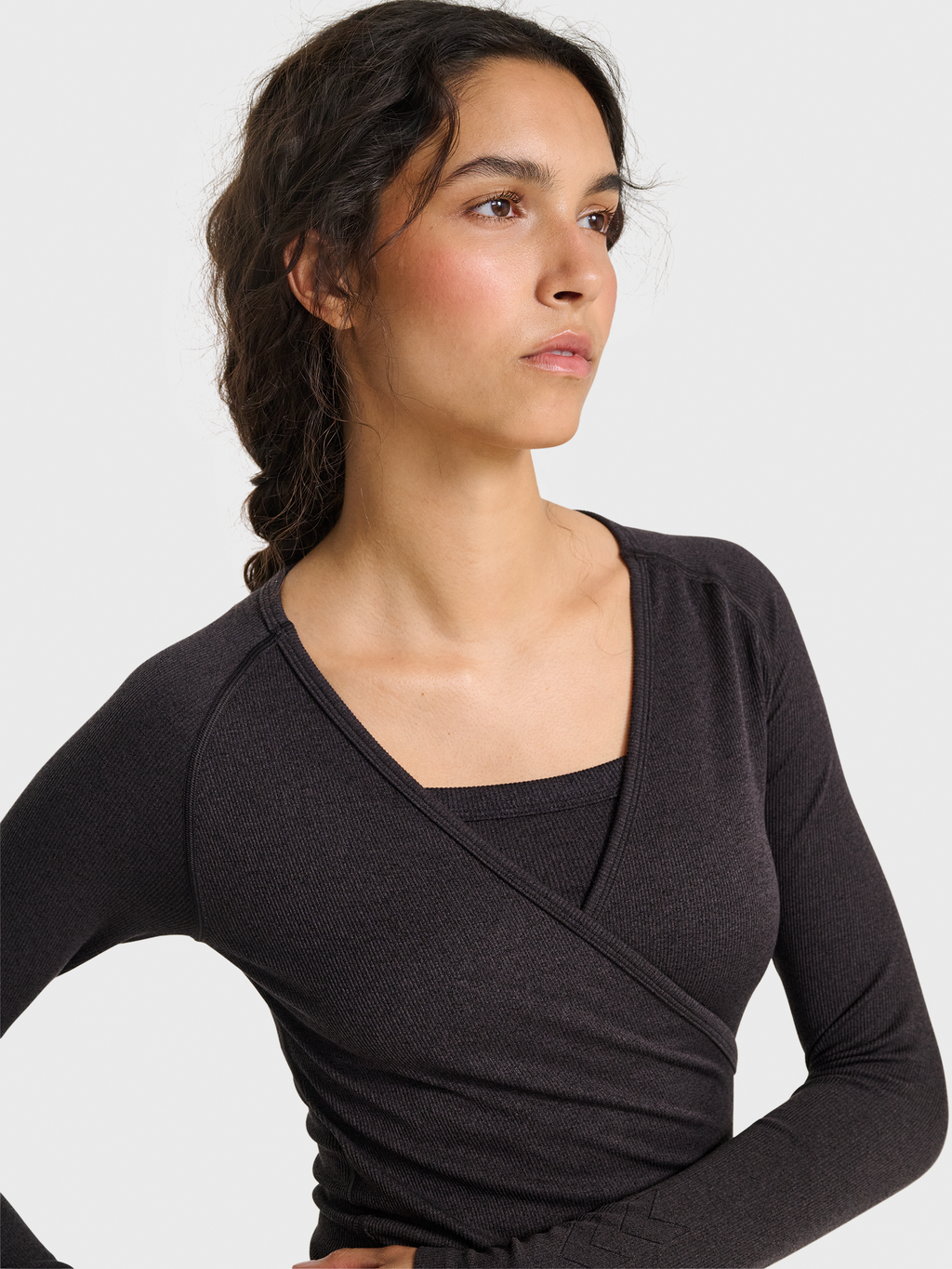 hmlYOGA SEAMLESS RIB T-SHIRT L/S