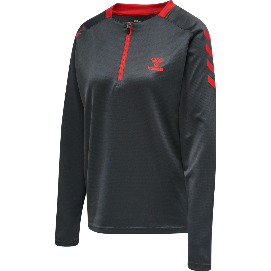 hmlACTION POLY HALF ZIP SWEAT WOMAN