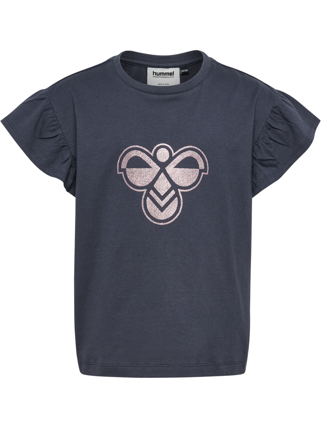 hmlJR RUFFLE T-SHIRT SS BIG BEE