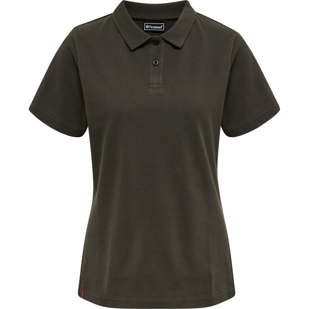 hmlRED STRETCH POLO WOMAN